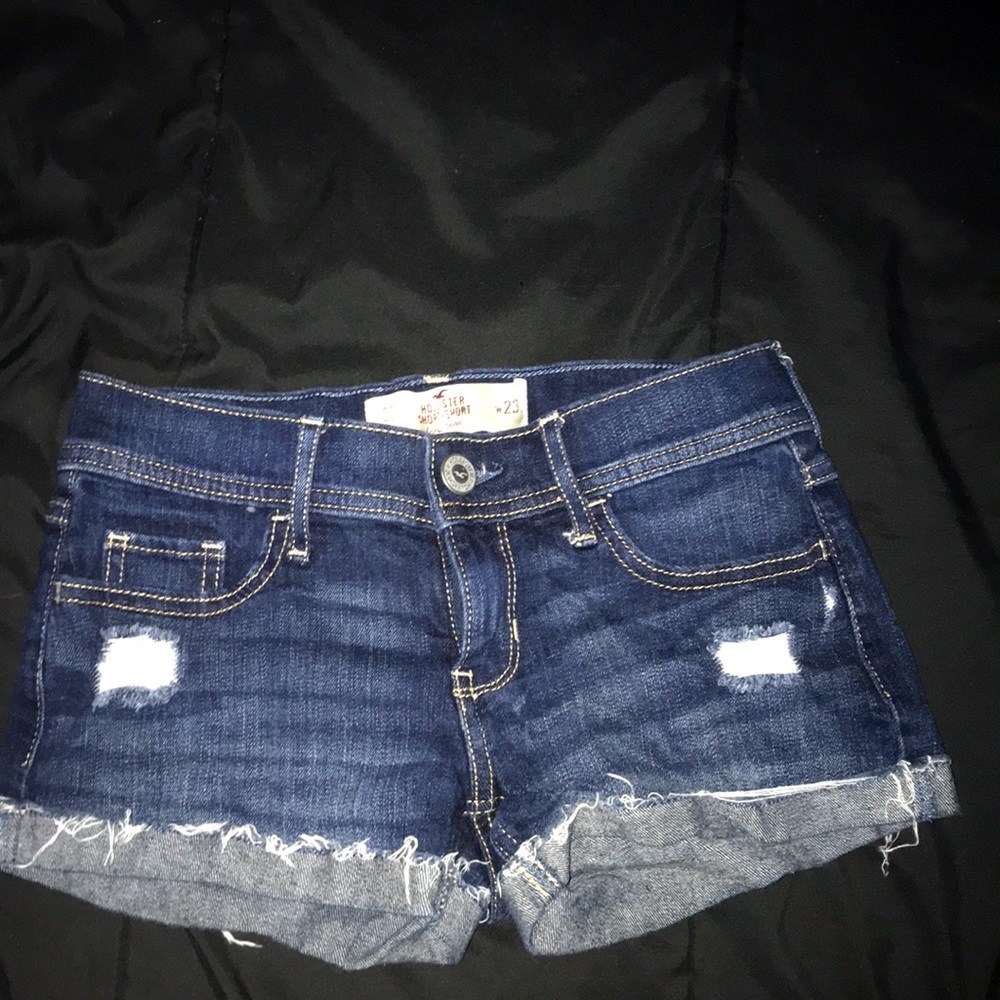 jean shorts hollister